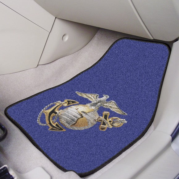 U.S. Marines 2-pc Carpet Car Mat Set*