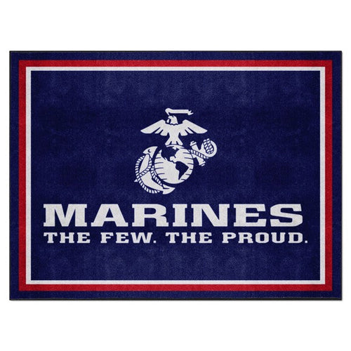 U.S. Marines 8' X 10' Plush Rug (Navy)*