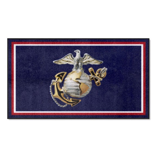 U.S. Marines 3' X 5' Plush Rug (Navy)*