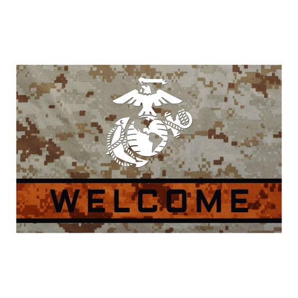 U.S. Marines Crumb Rubber Door Mat*