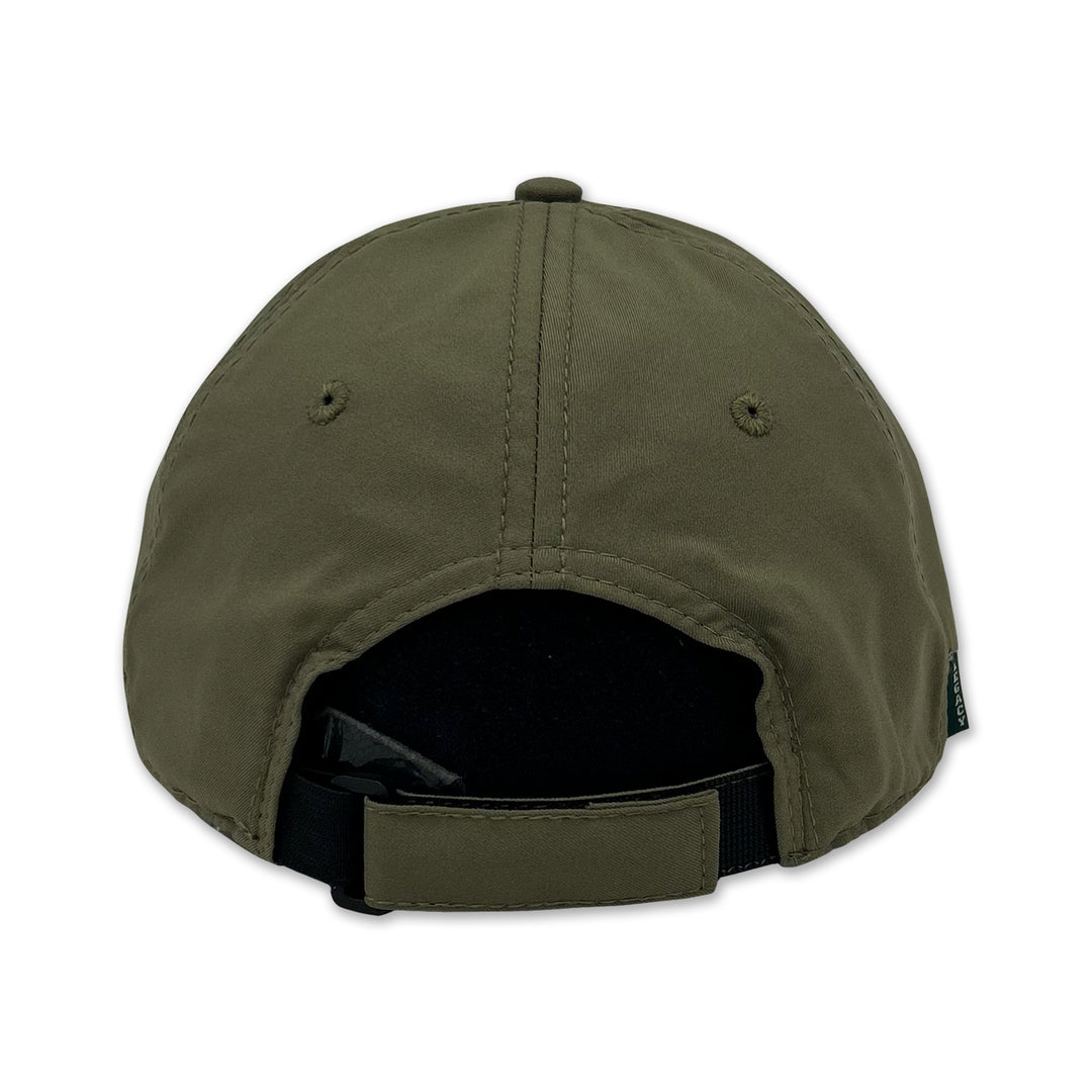 Marines Logo Core Cool Fit Performance Hat (Moss Green)