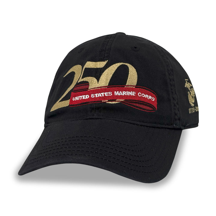 USMC 250th Anniversary Hat (Black)