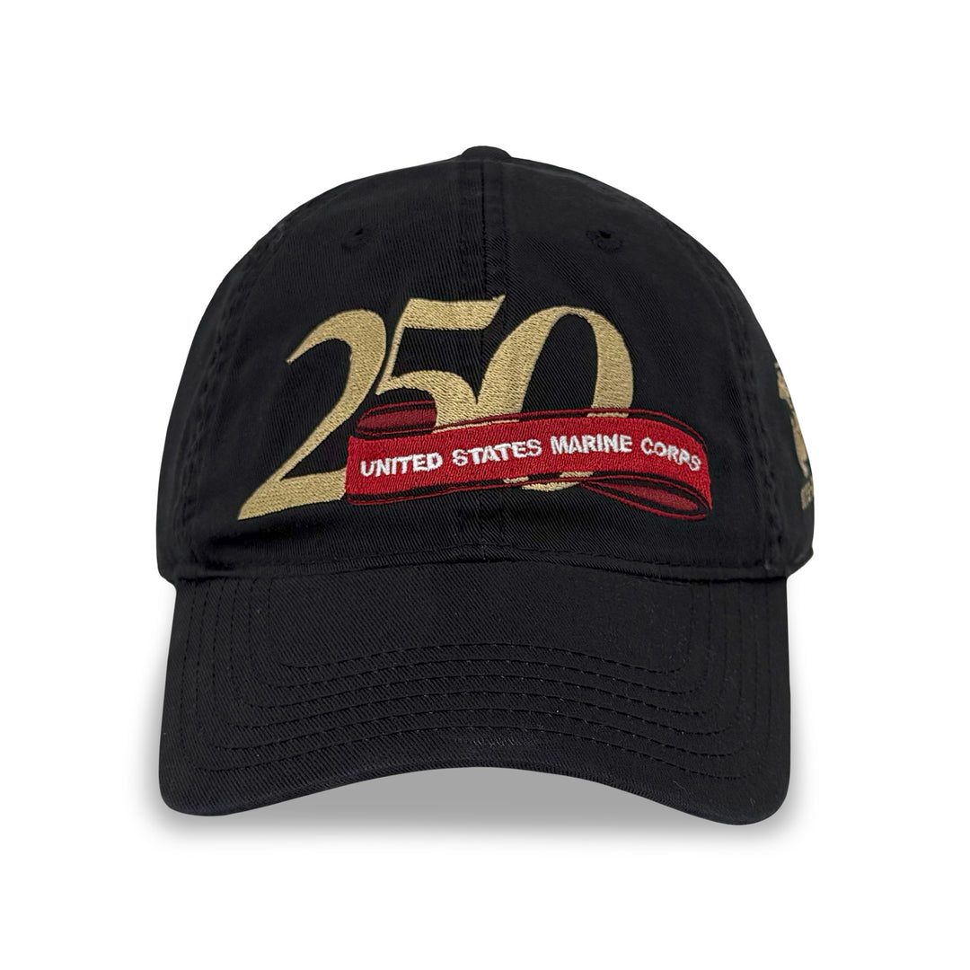 USMC 250th Anniversary Hat (Black)
