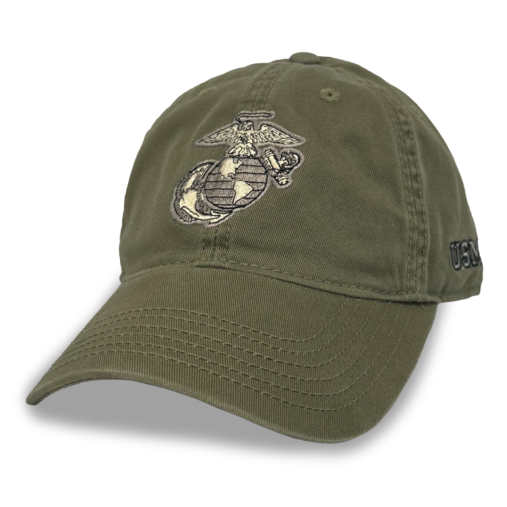 USMC EGA Twill Cap (Moss)