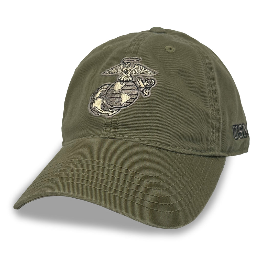 USMC EGA Twill Cap (Moss)