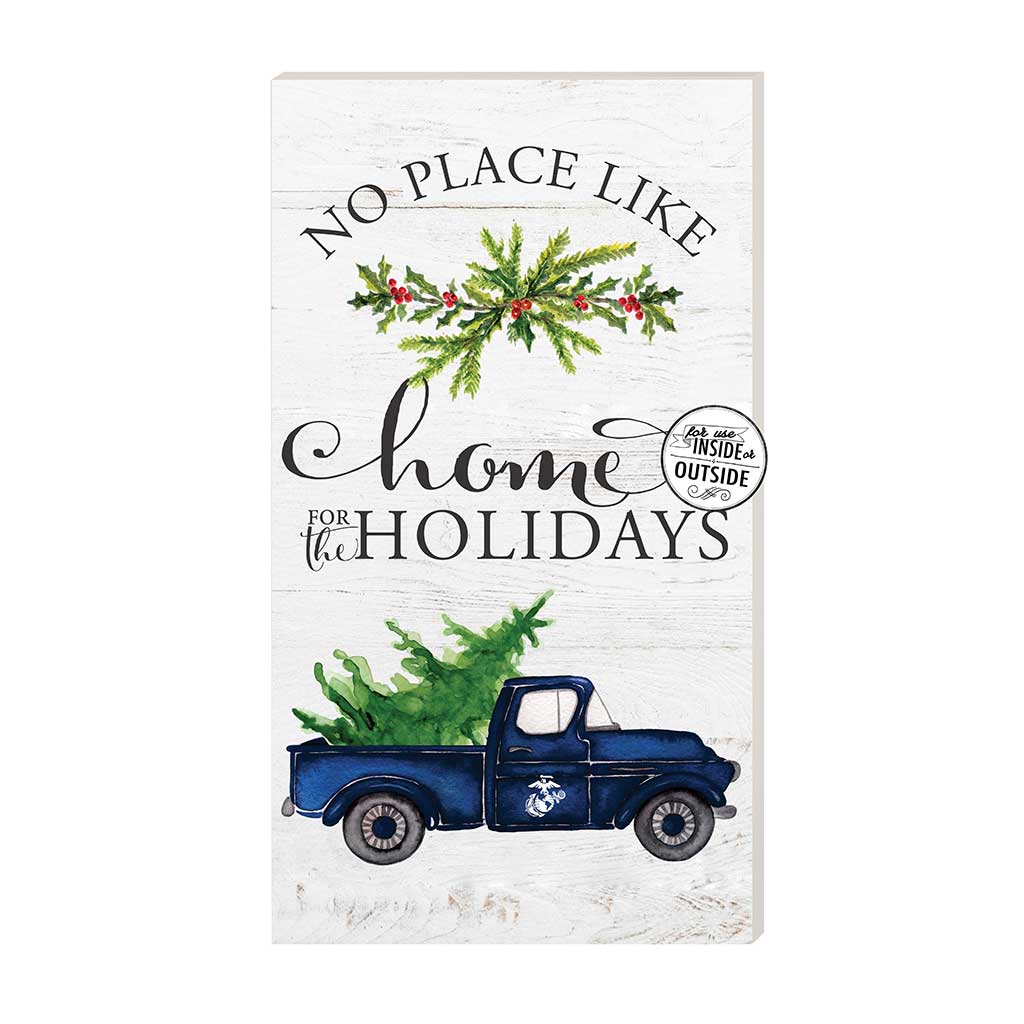 USMC 11x20 Sign Holiday Truck