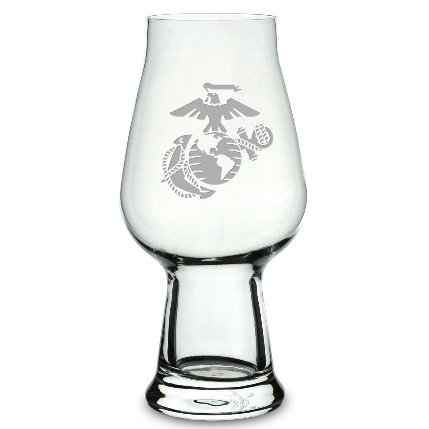 US Marines 18.25oz Luigi Bormioli IPA Beer Glass