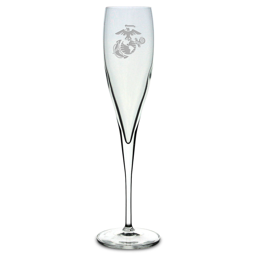 Marines EGA Luigi Bormioli 6oz Toasting Glass