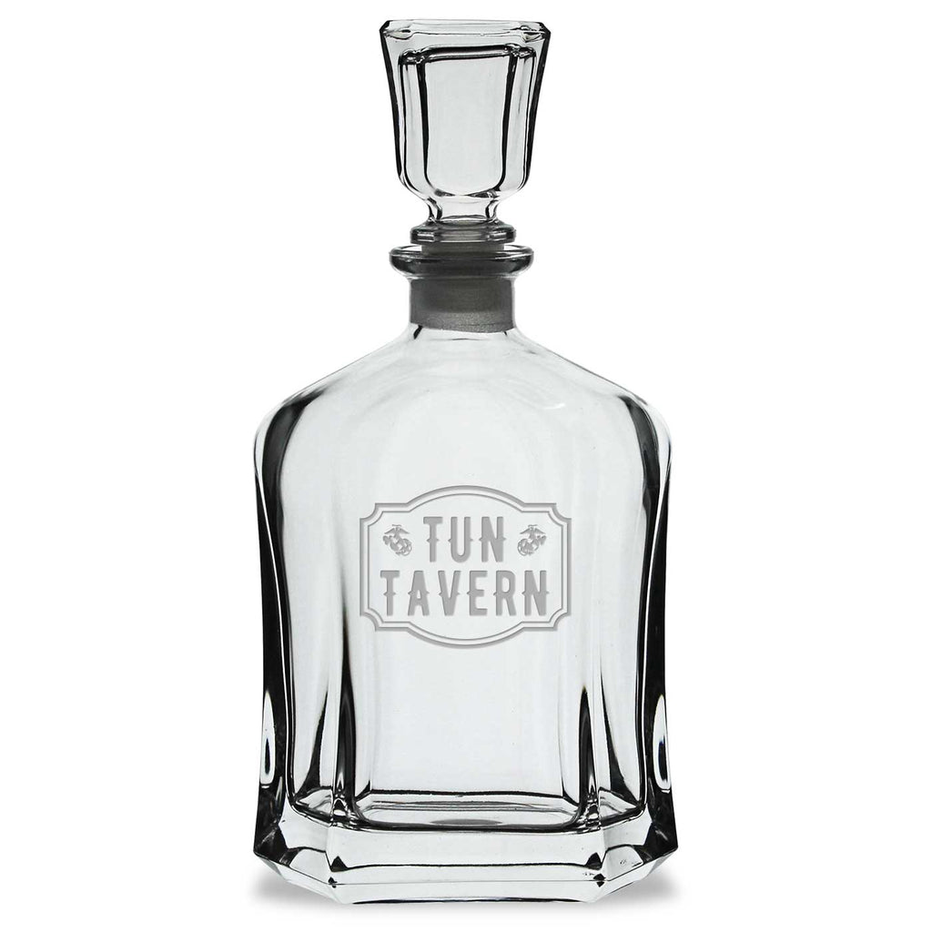 Tun Tavern 23.75oz Crystal Whiskey Decanter