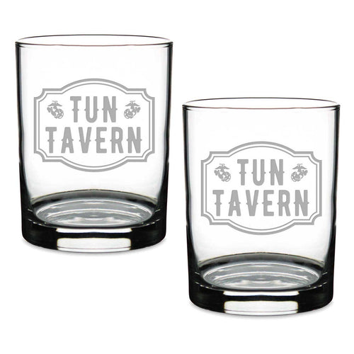 Tun Tavern Set of 2 14oz Double Old Fashioned