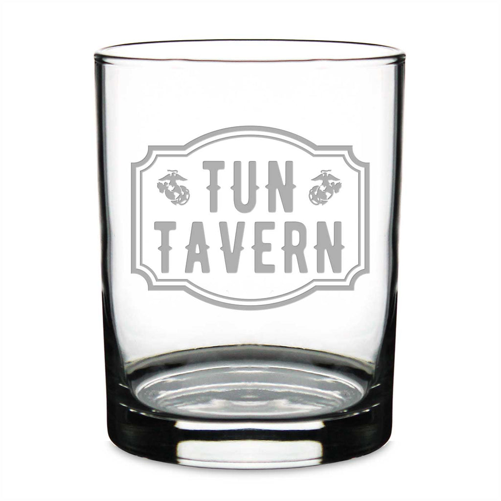 Tun Tavern Double Old Fashion Glass