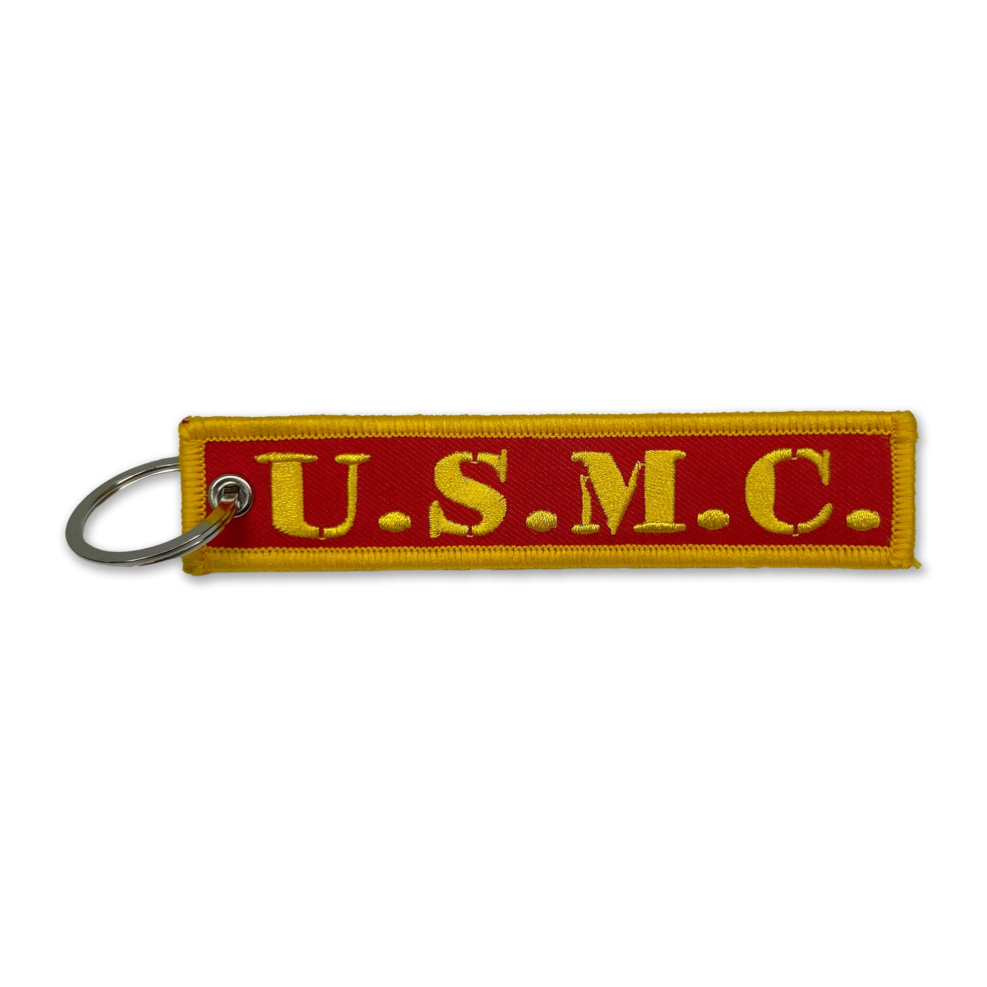 USMC Semper Fi Double Sided Embroidered Key Chain