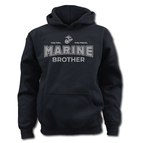 Marines Brother Youth Hood (Black)