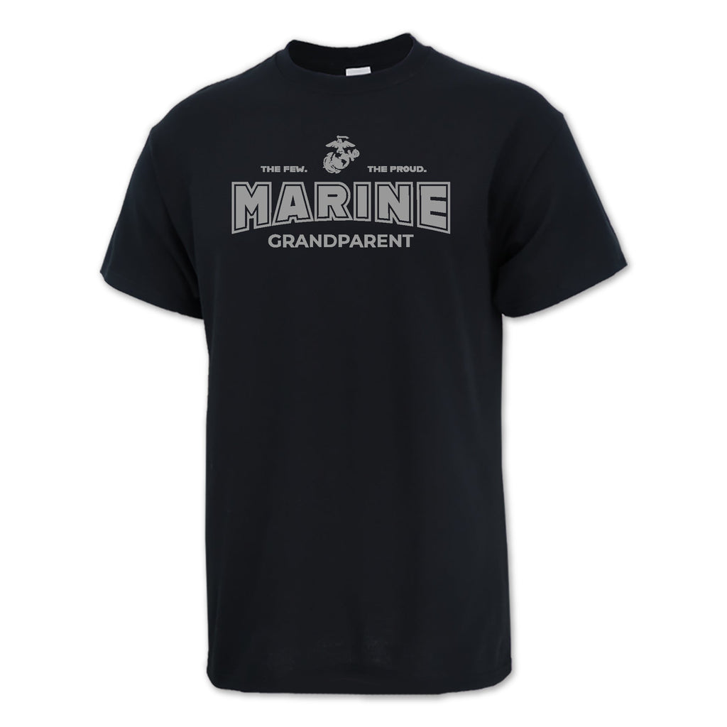 Marines Grandparent T-Shirt (Black)