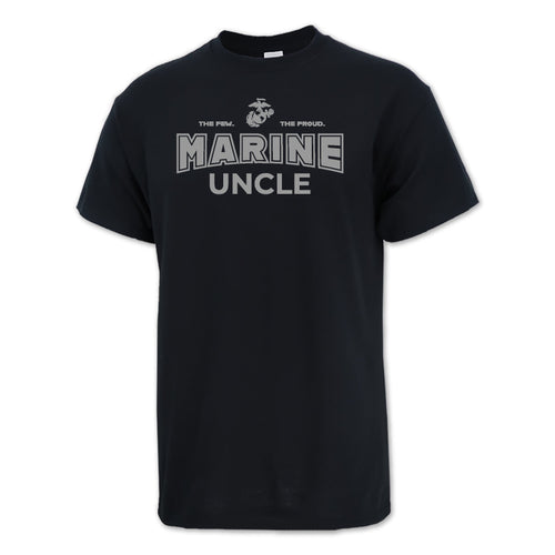 Marines Uncle T-Shirt (Black)
