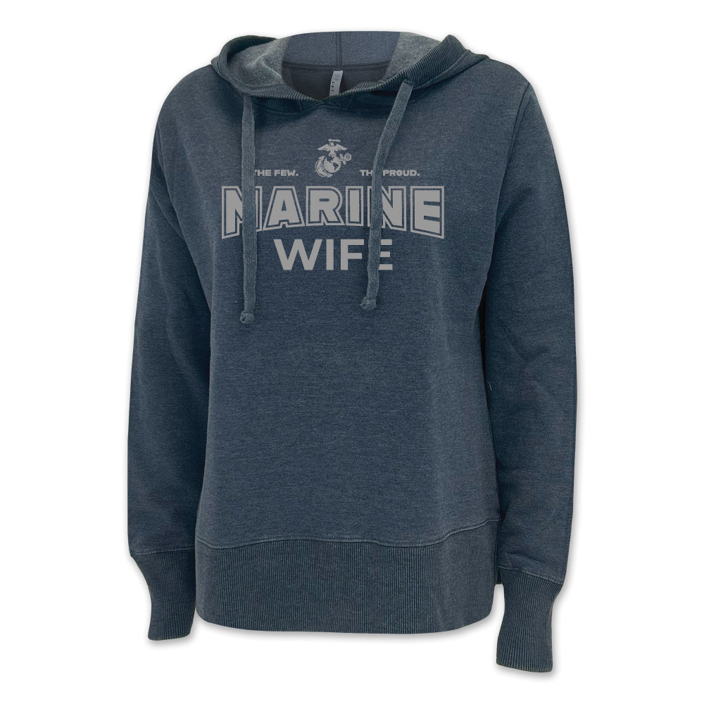 Marines Wife Ladies Hood
