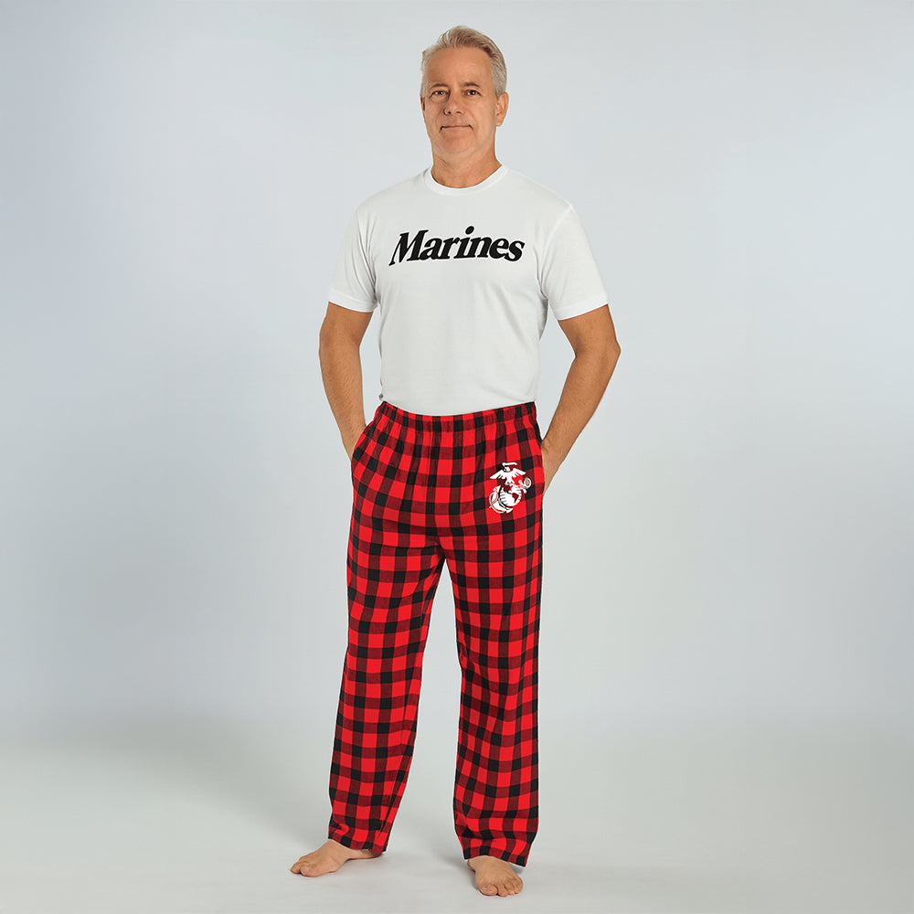 Marines EGA Holiday Flannel Pants