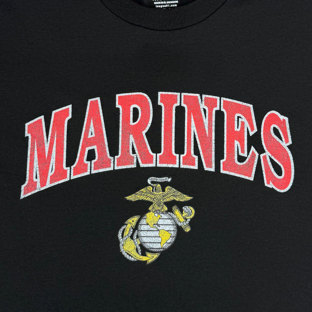 Marines EGA Long Sleeve T-Shirt (Black)