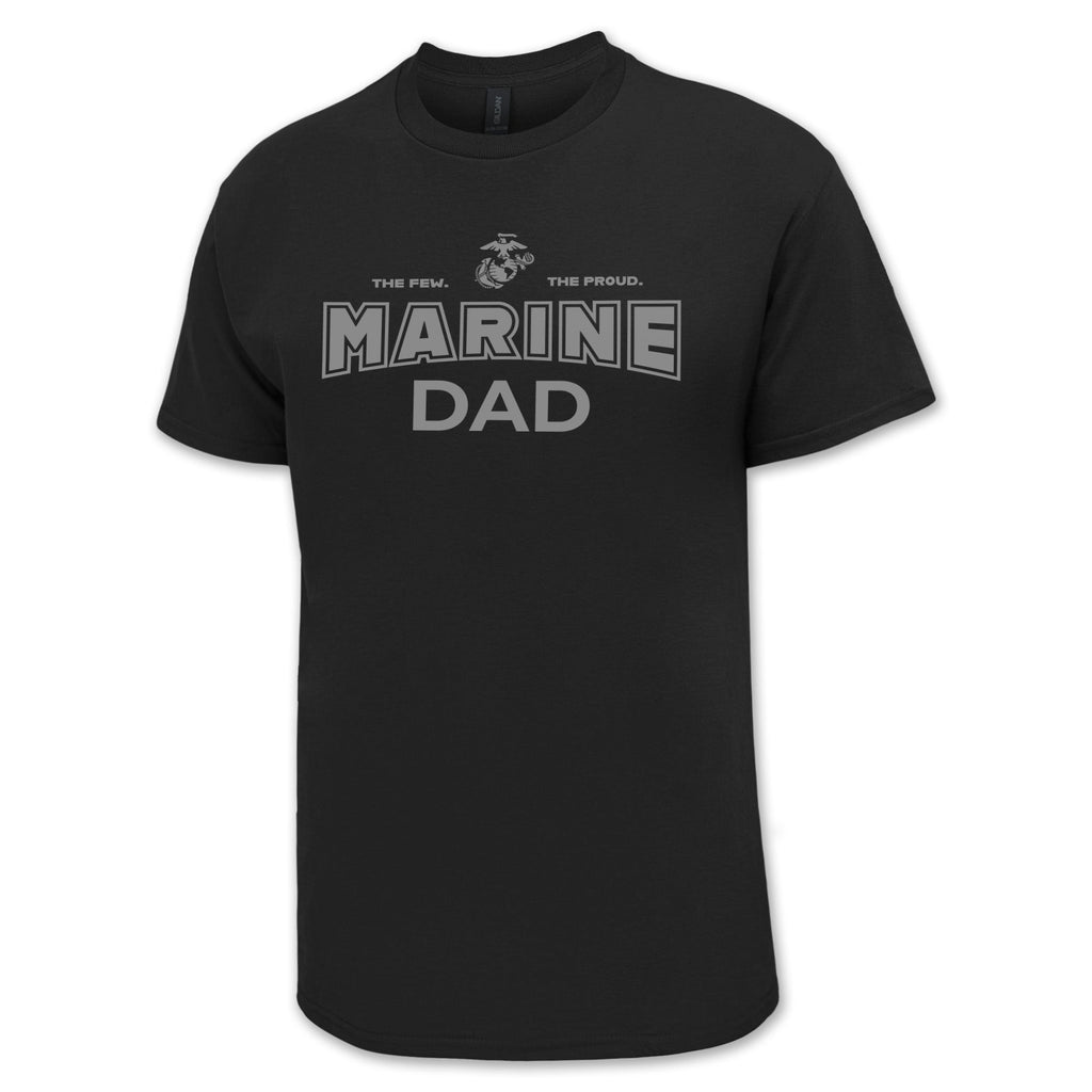 Marines Dad T-Shirt (Black)