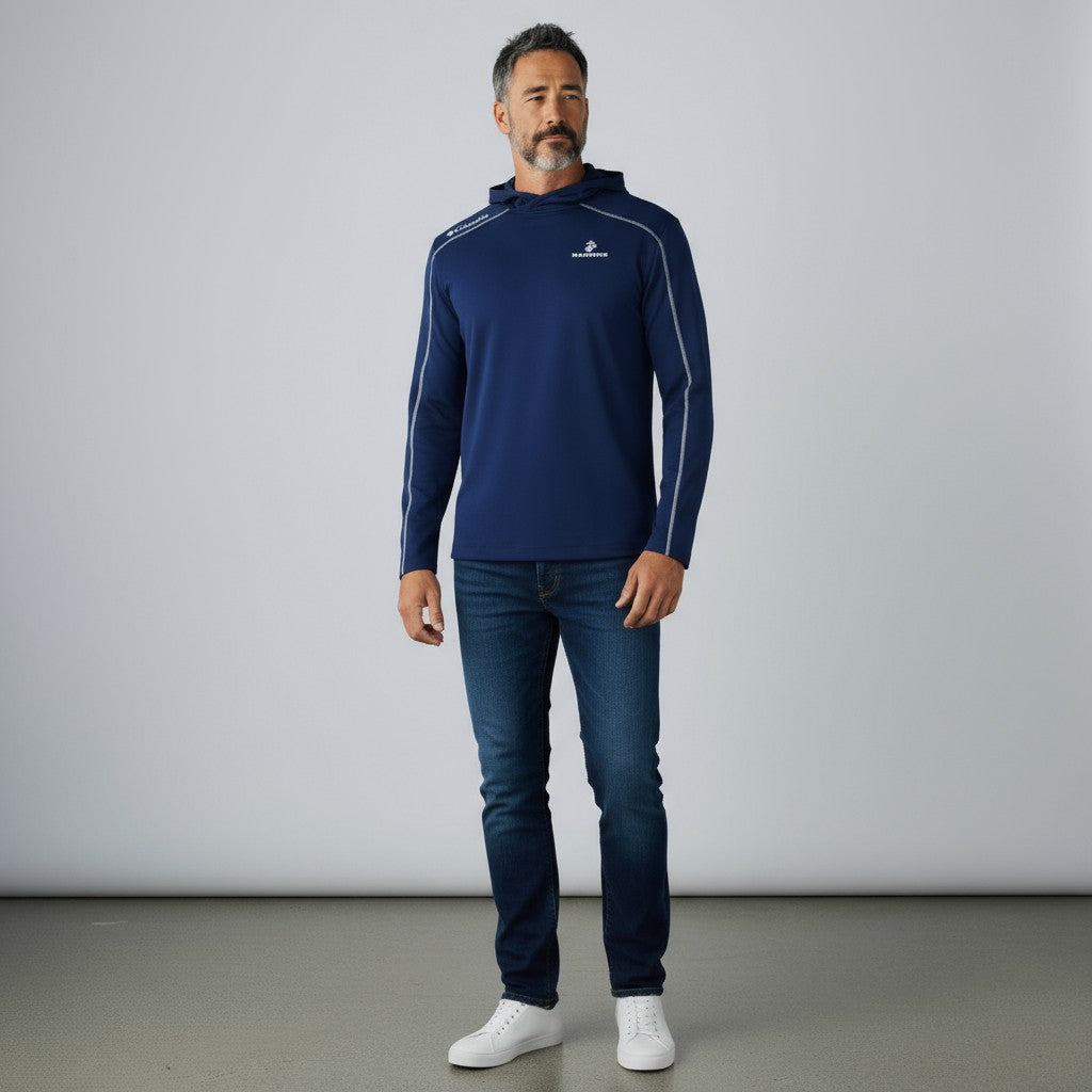 Marines EGA Columbia Shotgun Hoodie (Navy)*