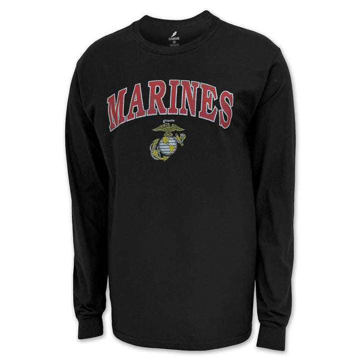 Marines EGA Long Sleeve T-Shirt (Black)