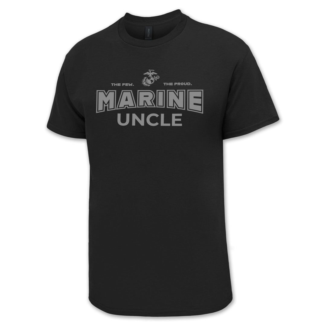 Marines Uncle T-Shirt (Black)