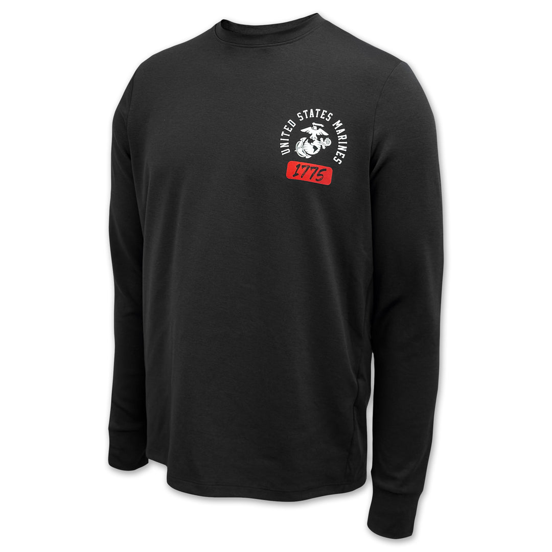 Marines Under Armour Motion HW Long Sleeve T-Shirt (Black)