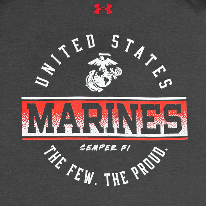 Marines Under Armour Motion HW Long Sleeve T-Shirt (Black)