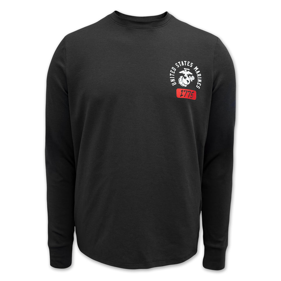 Marines Under Armour Motion HW Long Sleeve T-Shirt (Black)