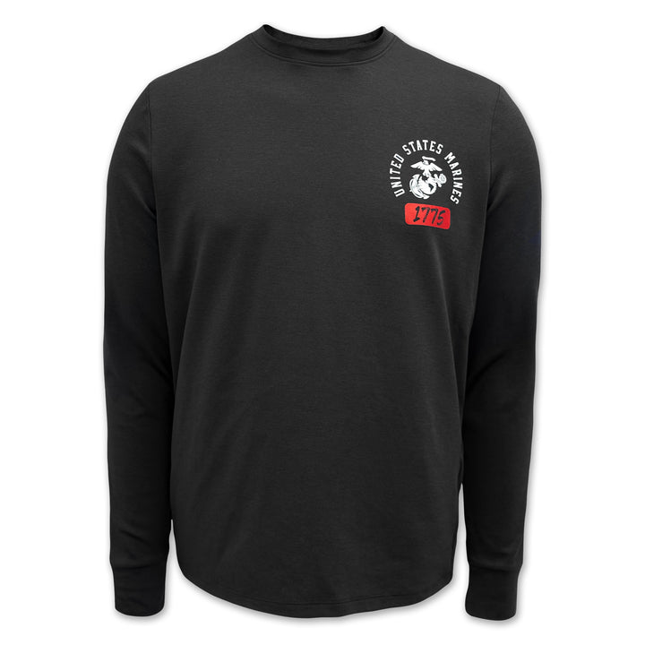 Marines Under Armour Motion HW Long Sleeve T-Shirt (Black)