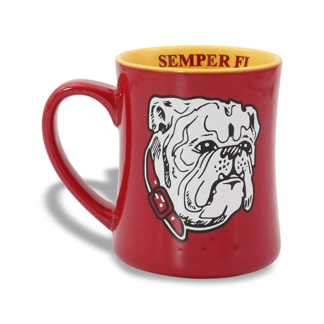 Marines Bulldog Mug (Red)