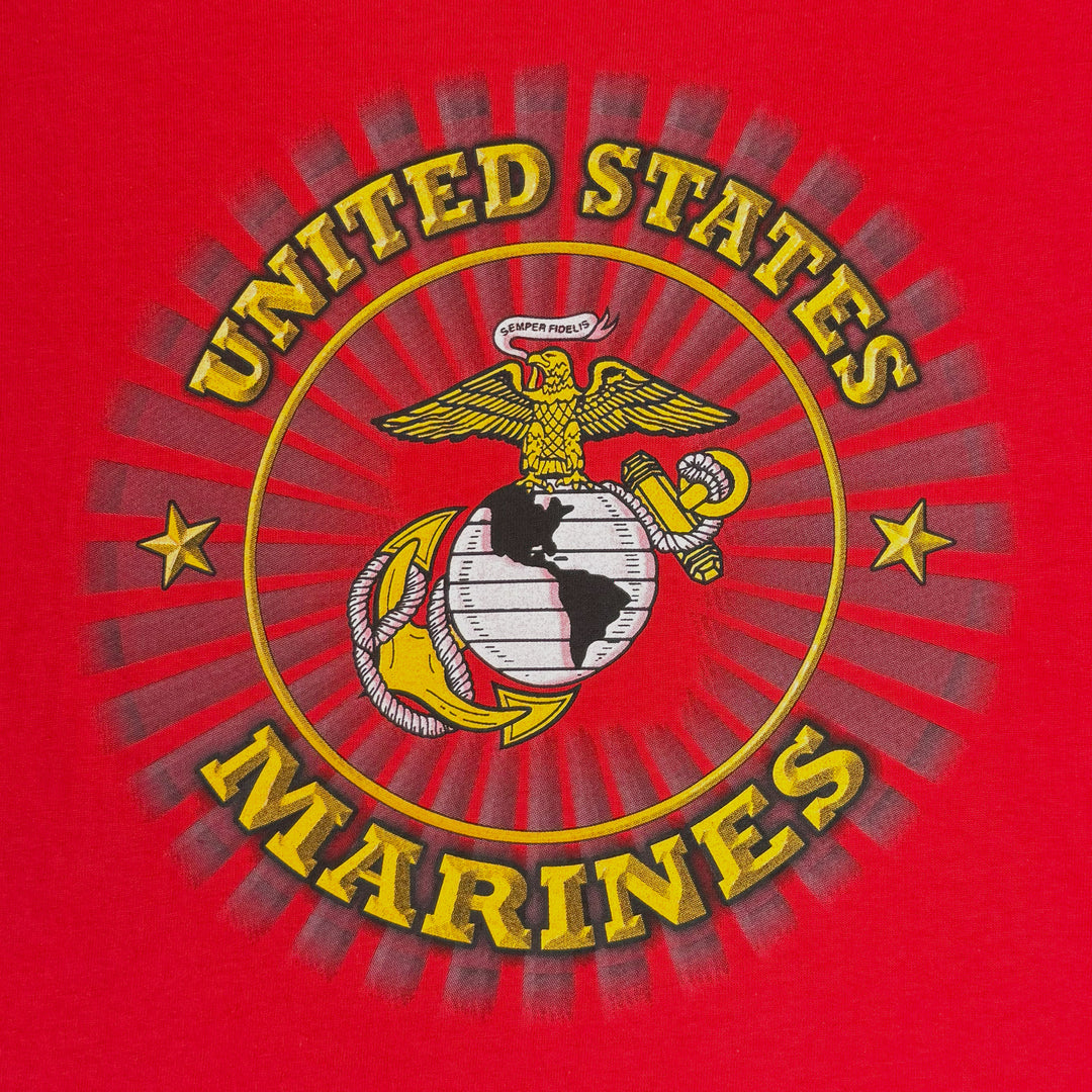 United States Marines Sunburst T-Shirt (Red)