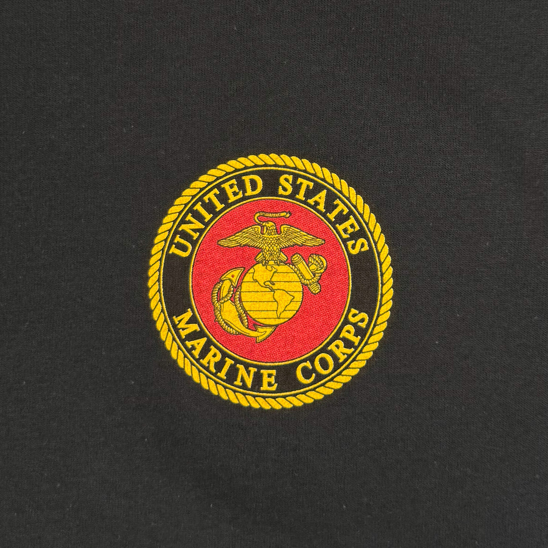Marines Flying Proud Semper Fidelis T-Shirt (Black)