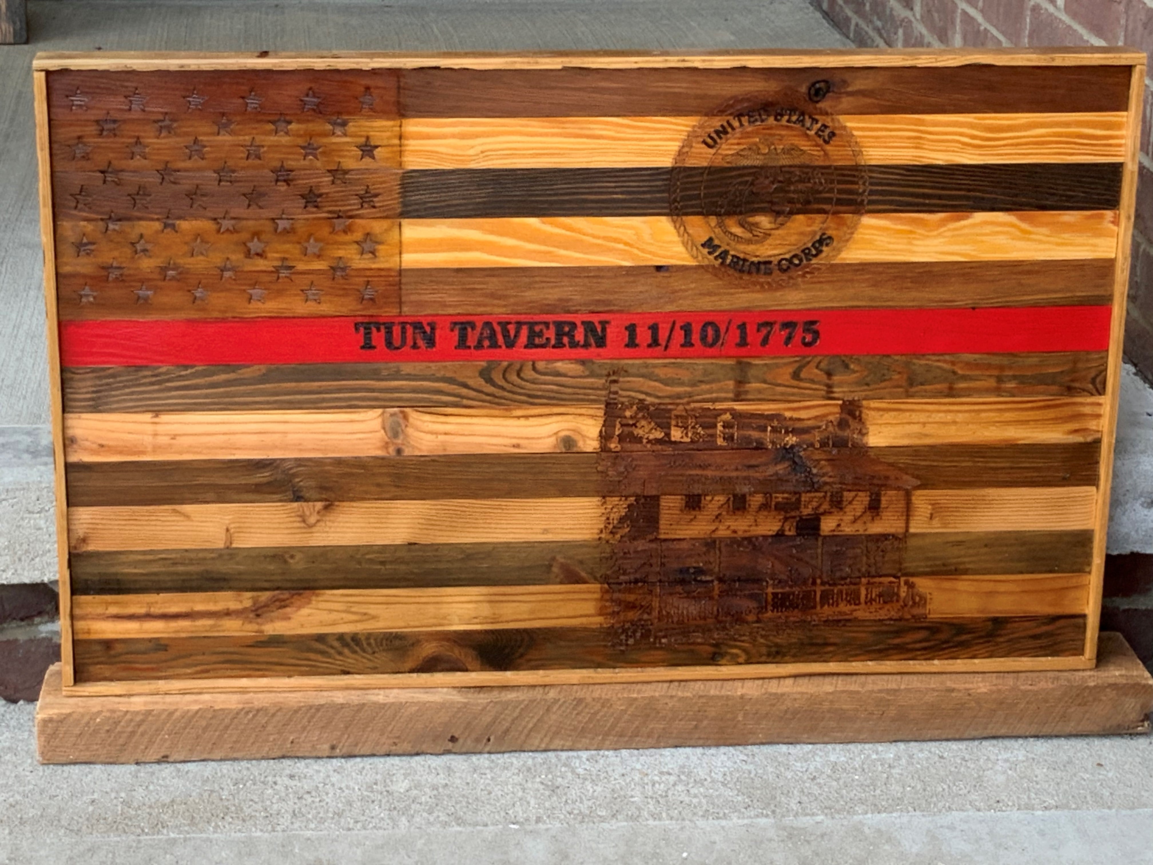 Tun Tavern Barnwood Flag (Large)*