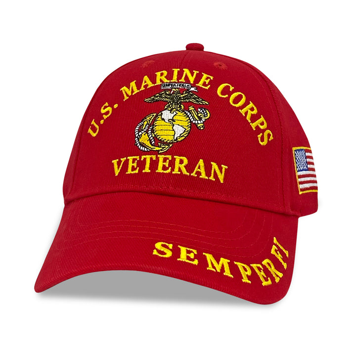 U.S. Marine Corps Veteran Hat (Red)