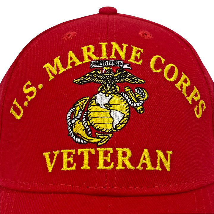 U.S. Marine Corps Veteran Hat (Red)