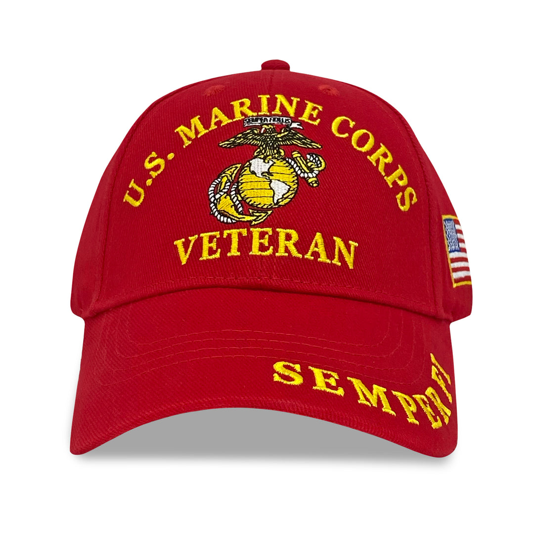 U.S. Marine Corps Veteran Hat (Red)