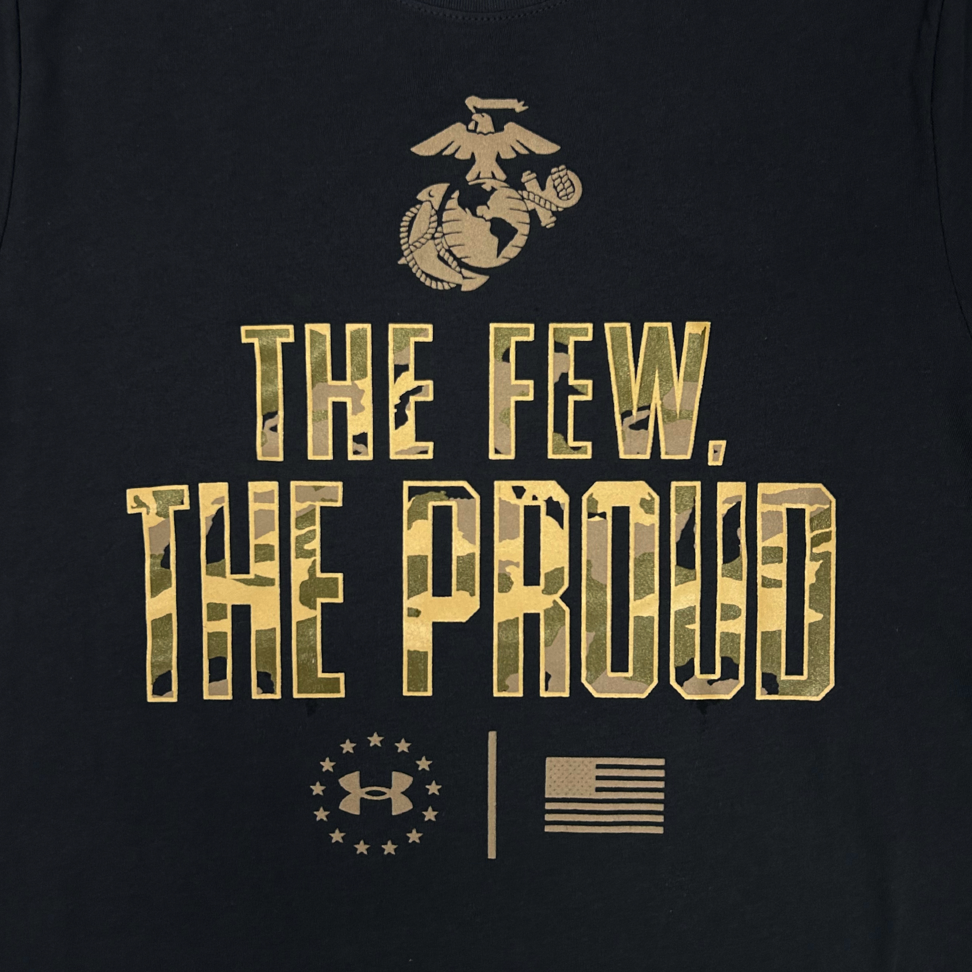 Under armour support 2024 the troops shirt