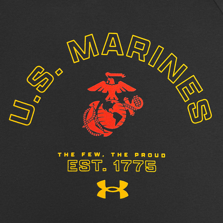 Marines Under Armour The Few The Proud Rival Fleece Hood (Black)