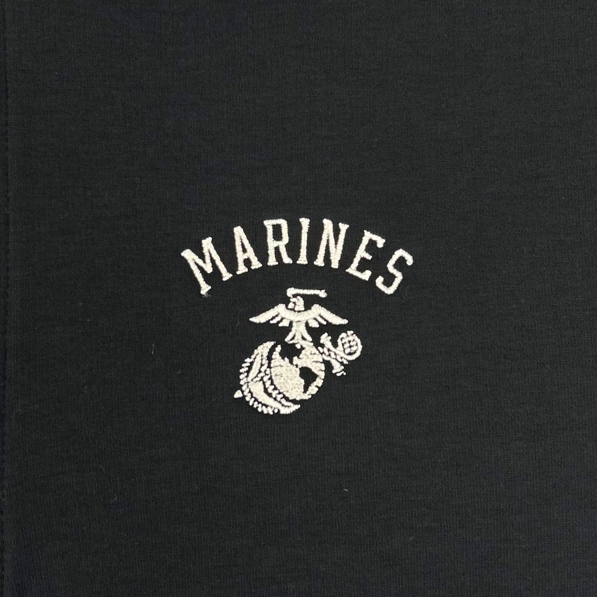 Marines Under Armour Gameday Double Knit Fleece 1/4 Zip (Black)