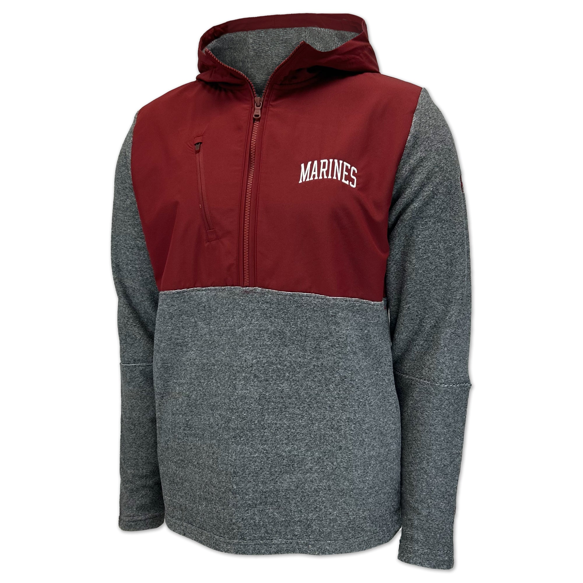 Marines Under Armour Gameday ColdGear Infrared Survivor Jacket (Black/Cardinal)