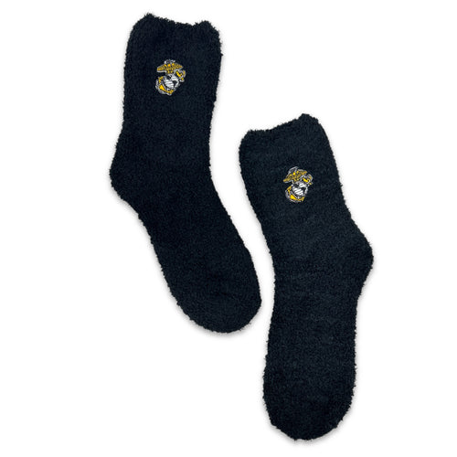 Marines EGA Ladies Cozy Socks (Black)