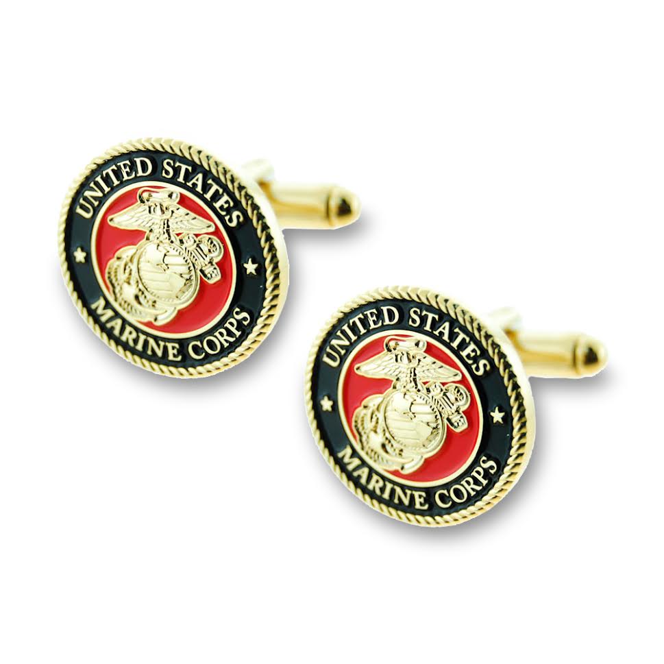 USMC Cufflink Set With Box