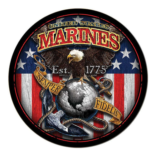 United States Marine Corps Fighting Eagle Sign (12x12)