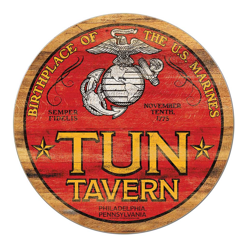 United States Marine Corps Tun Tavern Sign 4C (12x12)