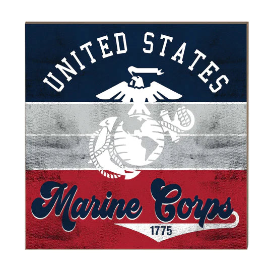 Marines EGA 10x10 Retro Multi Color Sign