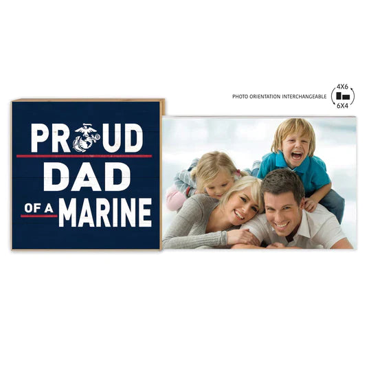 Marines Floating Picture Frame Military Proud Dad*