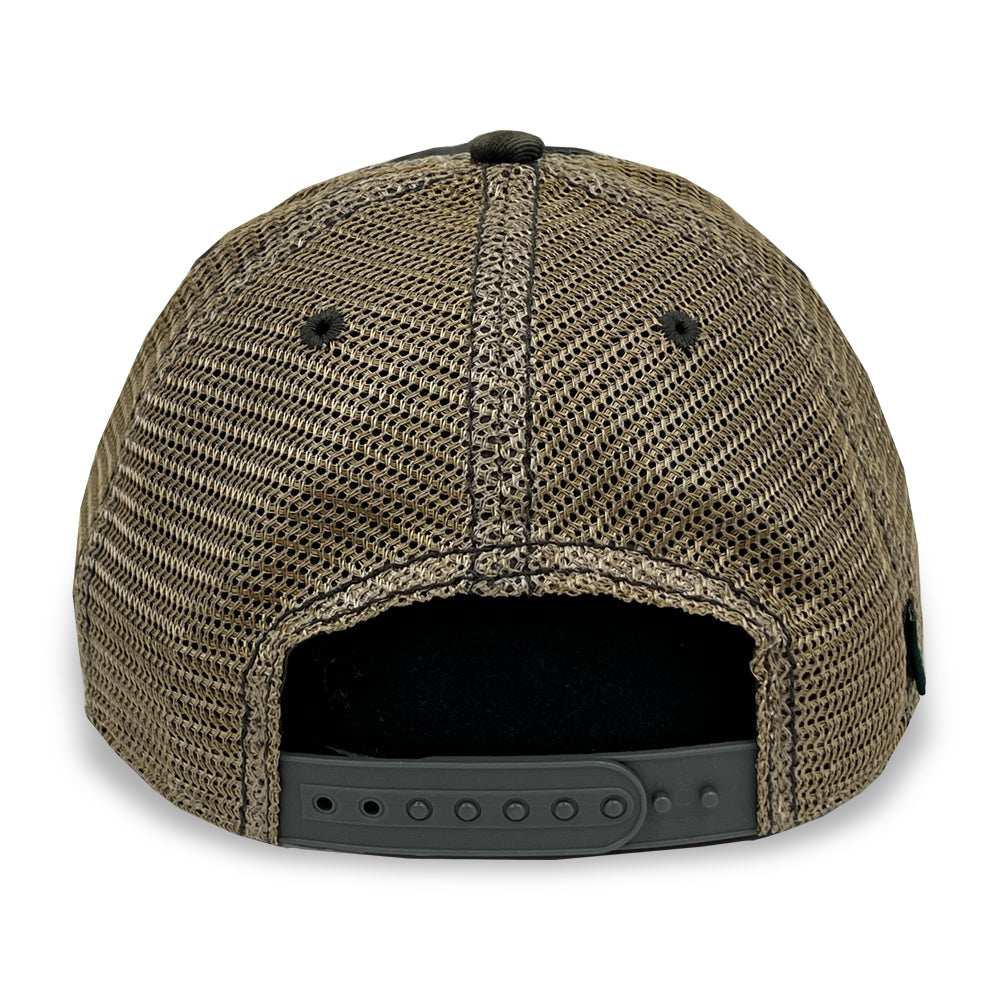 Marines Arch Old Favorite Trucker Hat (Black Field Camo)