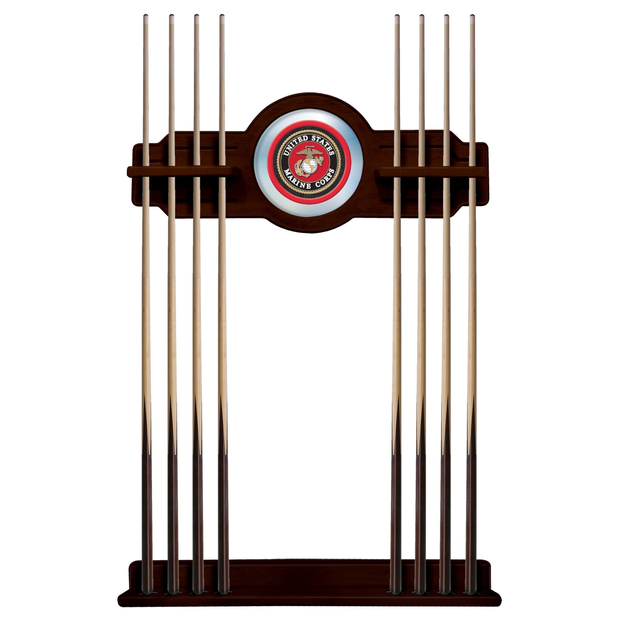 Marines EGA Solid Wood Cue Rack