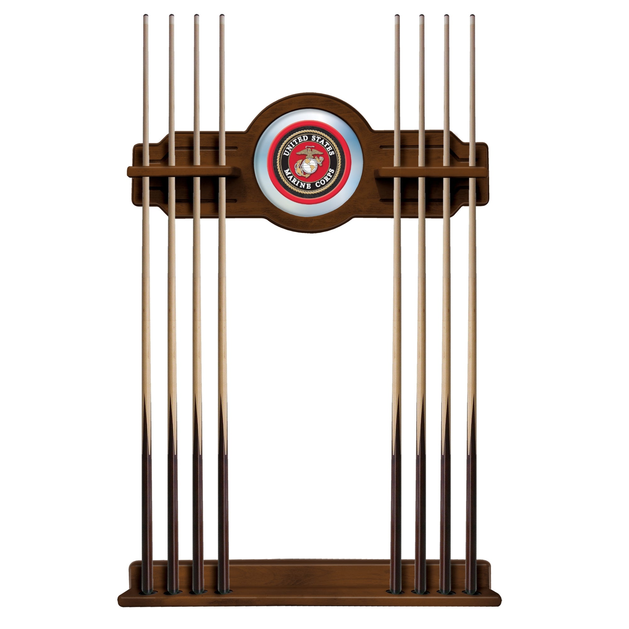 Marines EGA Solid Wood Cue Rack*